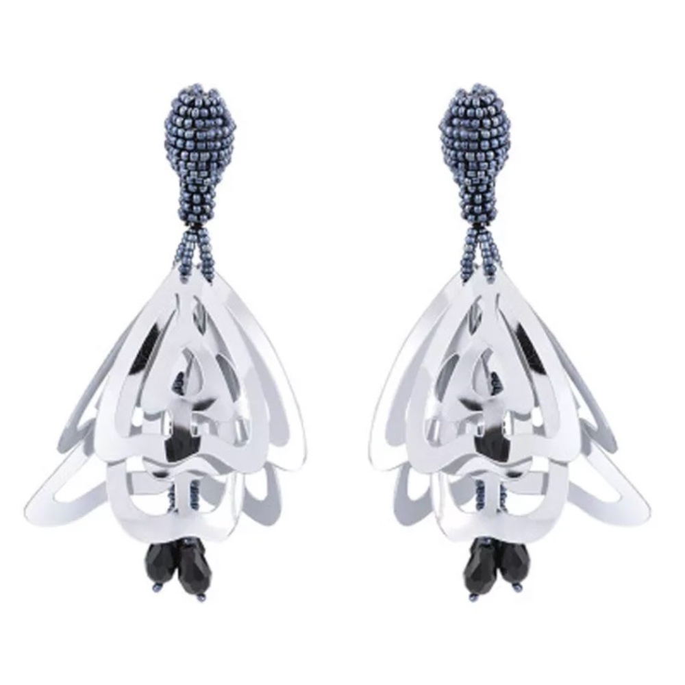 Beaded Evening Cocktail Vintage Style Earrings